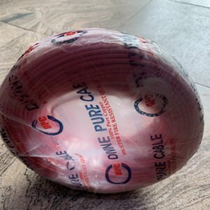 2.5mm cable red single core ( 124 yards)