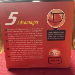 Fire extinguisher ball